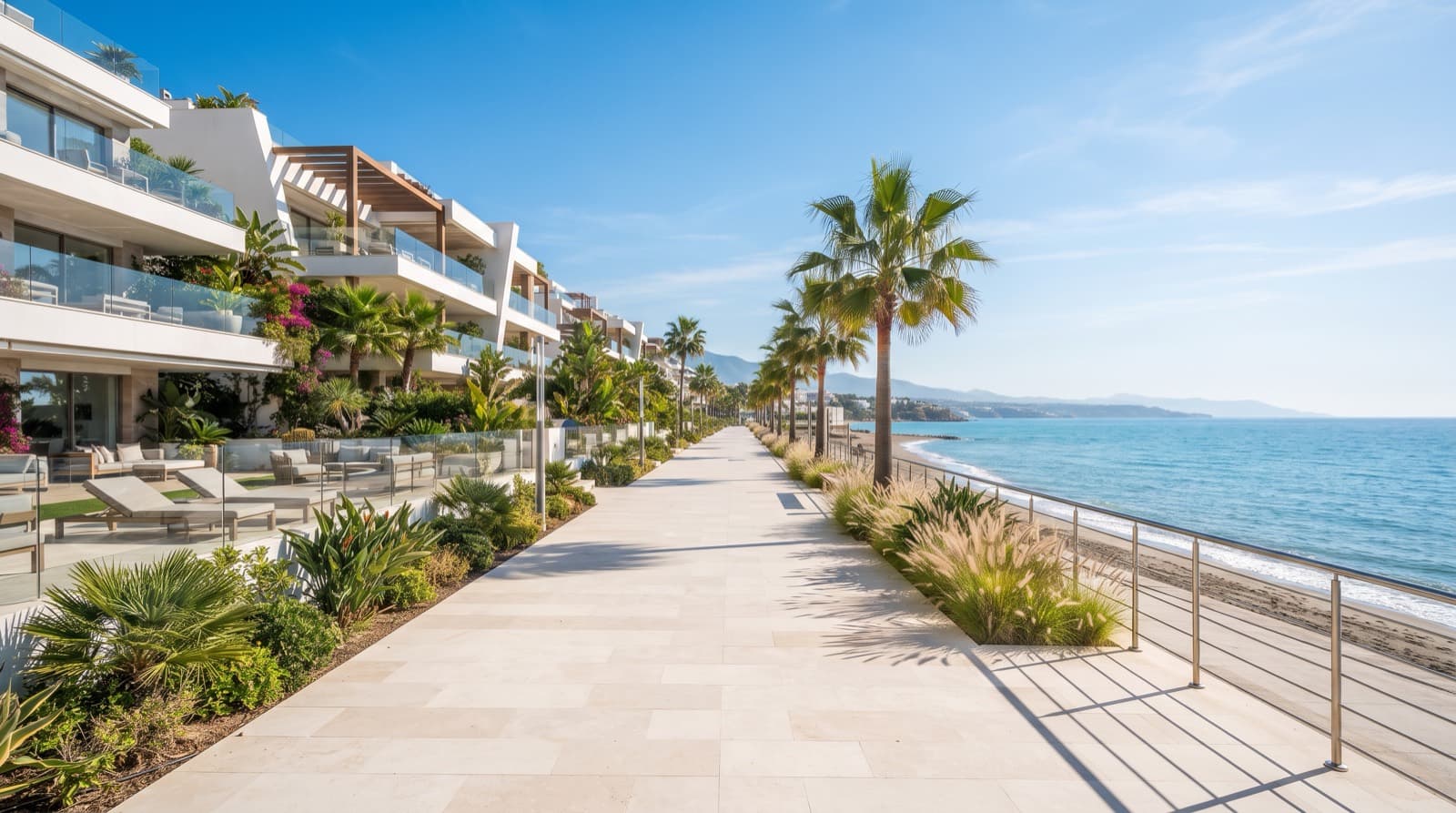 Nadmorska promenada na Costa del Sol